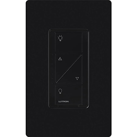 Lutron Caseta 240 Watt LED / 1000VA MLV Single Pole/3-Way In-Wall Smart Dimmer Switch PRO Black