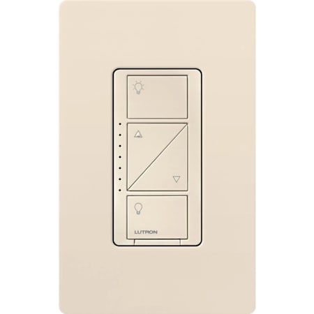 Lutron Caseta Original In-Wall Smart Dimmer Switch PRO, Neutral Optional, 250W LED or 1000VA, MLV, 120V, Single-Pole/3-Way Light Almond