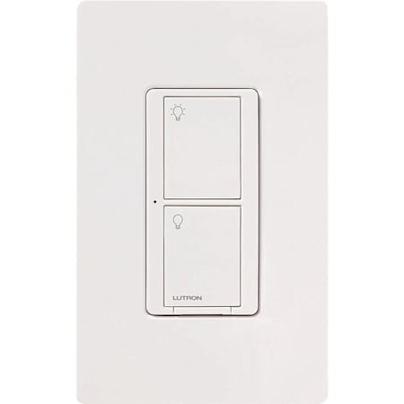 Lutron Caseta In-Wall Smart Switch PRO, No Neutral Required, 5A Lighting or 3A General Fan Load, 120/277V, Single Pole/3-Way White