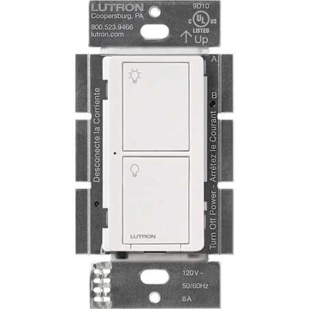 Lutron Caseta Wireless Smart Home In-Wall Lighting Control Switch White