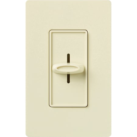Lutron Skylark 120 Volt 1000 Watt Single Pole Incandescent / Halogen Slide-to-Off Dimmer Almond