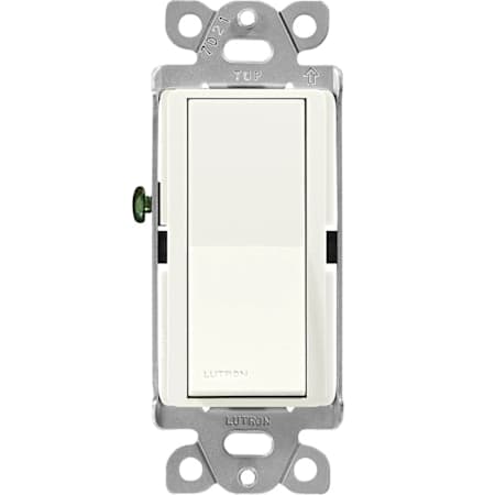 Lutron Claro Single Pole, On/Off Rocker Switch, 15A Biscuit