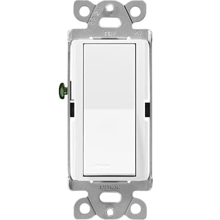 Lutron Claro Single Pole/3-Way, On/Off Rocker Switch, 15A Snow White