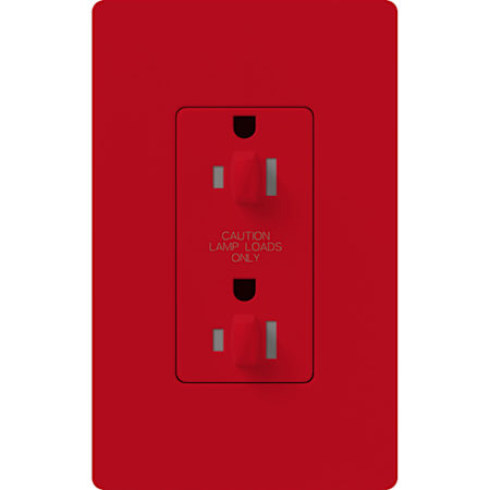Lutron Claro 15A Dual Dimming, Tamper Resistant Duplex Receptacle, Decorator-Style Outlet Hot