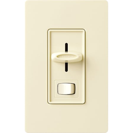 Lutron Skylark 120 Volt 300 Watt 3-Way Electronic Low Voltage Preset Dimmer Almond