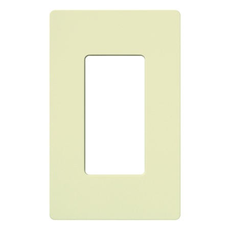 Lutron Claro 1 Gang Wall Plate (300-Pack) for Decorator/Designer Paddle Switches and Dimmers Almond