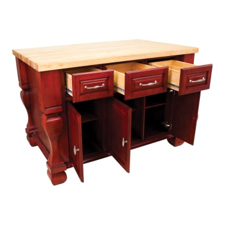 ISL01-RED_Open Kitchen Island