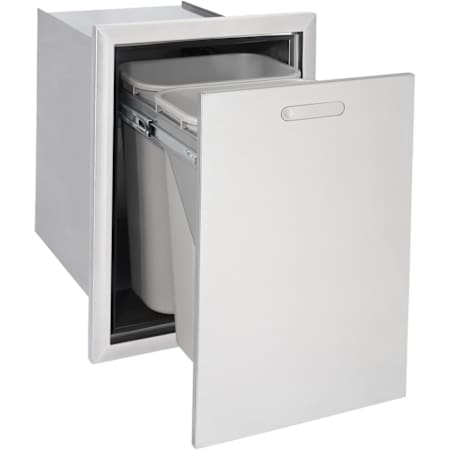 Lynx Ventana 20 Inch Wide Built-In Double Bin Trash Can with Sealed Framing Stainless Steel