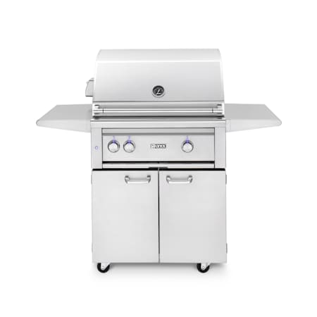 Lynx Professional 46000 BTU 30 Inch Wide Natural Gas Freestanding Grill with All Trident Infrared Burners Stainless Steel