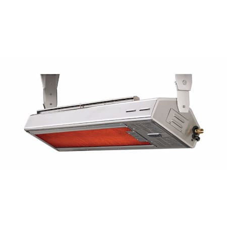 Lynx 49-1/8 Inch Wide 35,000 BTU Natural Gas Infrared Ceiling Mounted Heater Stainless Steel