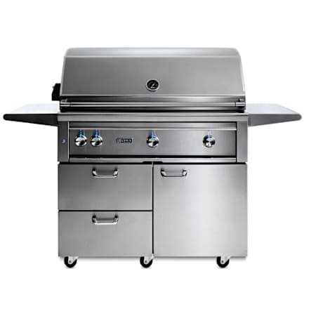 Lynx Grills Professional 69000 BTU 42 Inch Wide Liquid Propane Freestanding Grill with All Trident Infrared Burners Stainless Steel