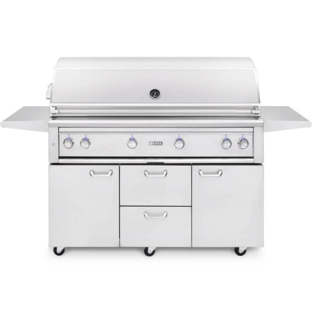 Lynx Grills Professional 98000 BTU 61 Inch Wide Natural Gas Freestanding Grill Stainless Steel