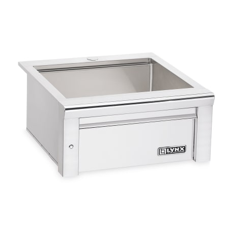 Lynx Grills Professional 24" Single Drop In Stainless Steel Outdoor Sink with Blue LED Lights and Switch Stainless Steel