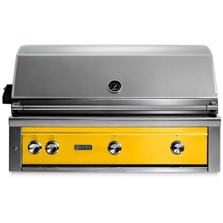 Lynx Grills Professional 75,000 BTU 42 Inch Wide Natural Gas Built-In Grill with Ceramic Burners California Poppy