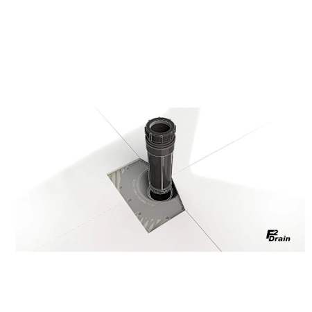 Maax Tub Drain Rough In White