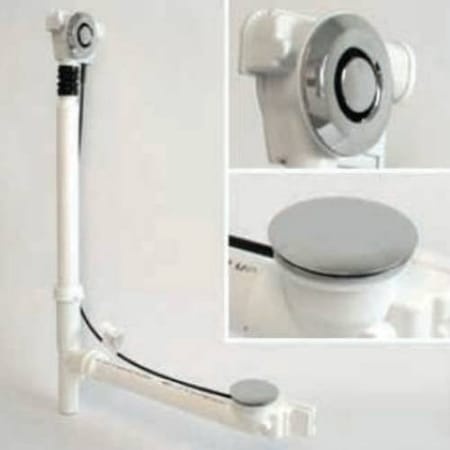 Maax Tub Drain Kit with Overflow Chrome