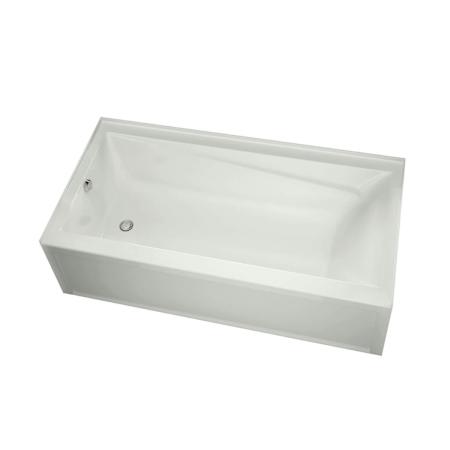 Maax Exhibit 6036 IFS Acrylic Alcove Right-Hand Drain Soaker Bathtub White