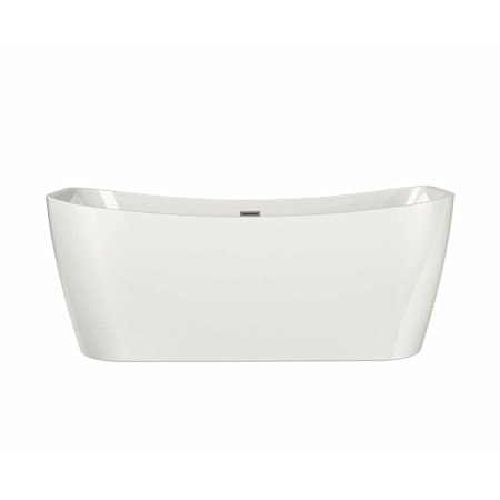 Maax Villi 65 x 32 Acrylic Freestanding Center Drain Bathtub White
