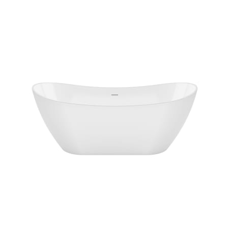 Maax Mirella 67 x 29 Acrylic Freestanding Center Drain Bathtub White