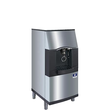 Manitowoc 22 Inch Wide 120 Lbs. Capacity Free Standing Commercial Ice and Water Dispenser - Less Ice Machine Stainless Steel