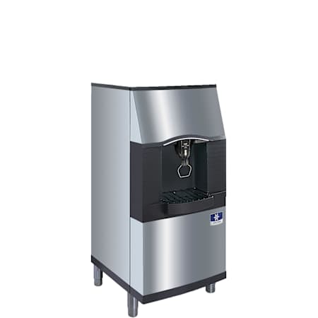 Manitowoc 22 Inch Wide 120 Lbs. Capacity Free Standing Commercial Ice Dispenser - Less Ice Machine Stainless Steel