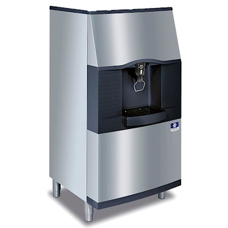 Manitowoc 30 Inch Wide 180 Lbs. Capacity Free Standing Commercial Ice Dispenser - Less Ice Machine Stainless Steel