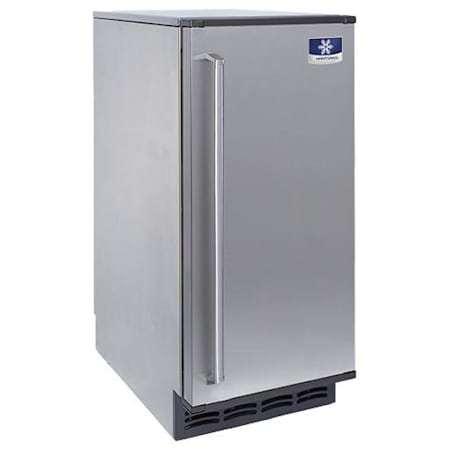 Manitowoc 15 Inch Wide Undercounter Ice Machine with 31, 41 Lbs. Daily Ice Production Stainless Steel
