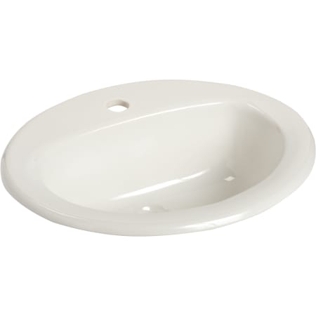 Mansfield MS Oval 20-1/2" Vitreous China Drop In Bathroom Sink with Single Faucet Hole and Overflow White