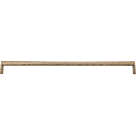 Manzoni Jena 12-5/8 Inch Center to Center Zamac Handle Cabinet Pull from the Classic European Renaissance, Modern Silk Touch Collection Distressed Brass