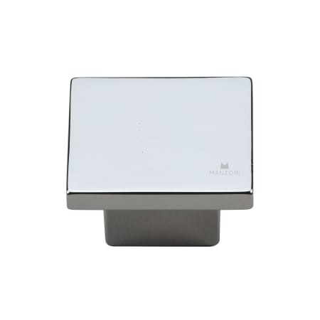 Manzoni Urban Modern 1-5/8 Inch Square Cabinet Knob Polished Chrome