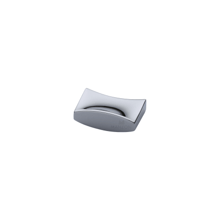 Manzoni Leaf 1-3/4 Inch Zamac Designer Cabinet Knob from the Urban Modern Collection Polished Chrome