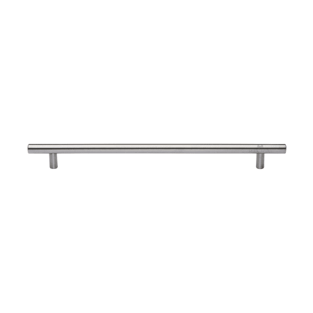 Manzoni Stainless Steel 10" Center to Center Smooth Bar Cabinet Pull Satin Stainless