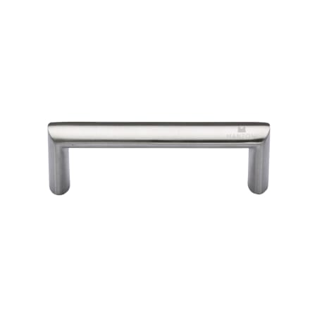 Manzoni Stainless Steel 3-3/4 Inch Center to Center Handle Cabinet Pull Satin Stainless