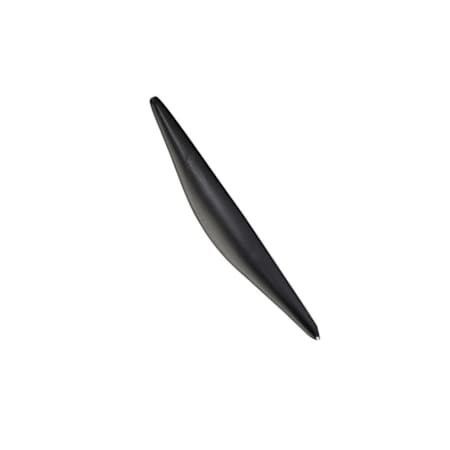 Manzoni Cape 6 5/16" Center to Center Designer Wood Cabinet Pull / Wood Drawer Pull Black Stained Ash