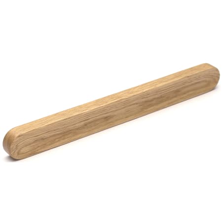 Manzoni Solid 8-13/16 Inch Center to Center Wood Oval Cabinet Pull from the Designer Wood Collection Oak