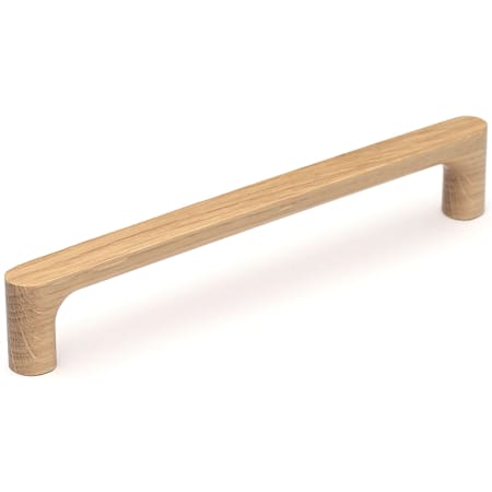 Manzoni Oval Bar 7-9/16 Inch Center to Center Wood Handle Cabinet Pull from the Designer Wood Collection Oak