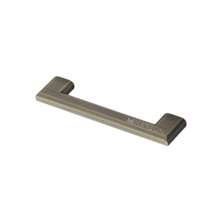Manzoni Arizona 5-1/16 Inch Center to Center Handle Cabinet Pull from the Industrial Collection Burnished Brass