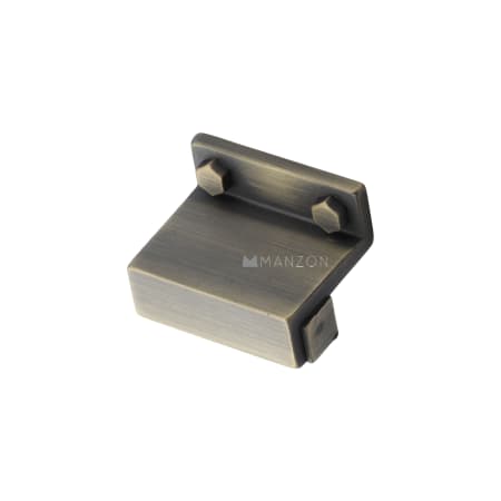 Manzoni Railway 1-13/16 Inch Designer Cabinet Knob from the Industrial Collection Burnished Brass