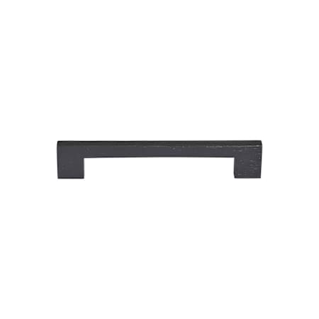 Manzoni Designer Wood 6-5/16" Center to Center Urban Modern Square Cabinet Handle / Drawer Pull Black Stained Ash