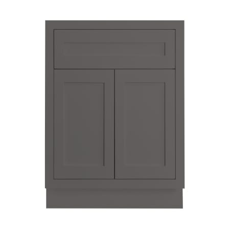 Maplevilles Cabinetry 24" Single Free Standing Vanity Cabinet Only - Less Vanity Top Dark Grey
