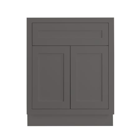 Maplevilles Cabinetry 27" Single Free Standing Vanity Cabinet Only - Less Vanity Top Dark Grey
