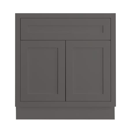 Maplevilles Cabinetry 30" Single Free Standing Vanity Cabinet Only - Less Vanity Top Dark Grey