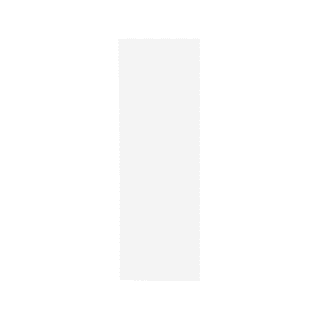 Maplevilles Cabinetry Inset 96" Wide x 24" Tall Kitchen Cabinet End Panel Snow White