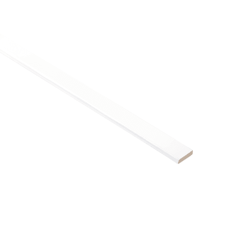 Maplevilles Cabinetry Inset 96" Long x 1" Wide Scribe Kitchen Cabinet Molding Snow White