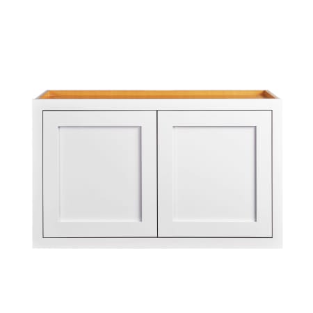 Maplevilles Cabinetry Inset 30" Wide x 18" Tall Double Door Wall Cabinet Snow White