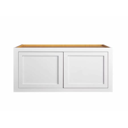 Maplevilles Cabinetry Inset 36" Wide x 18" Tall Double Door Wall Cabinet Snow White
