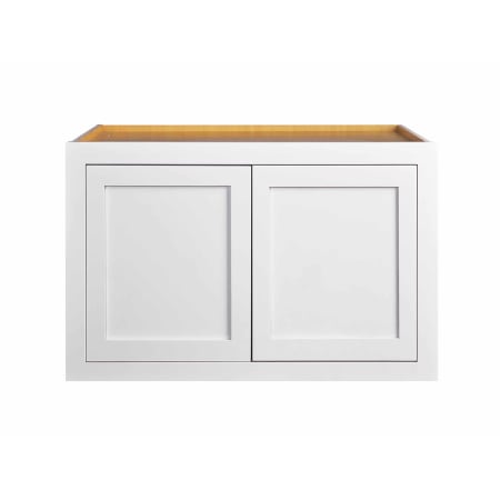Maplevilles Cabinetry Inset 36" Wide x 24" Tall Double Door Wall Cabinet Snow White