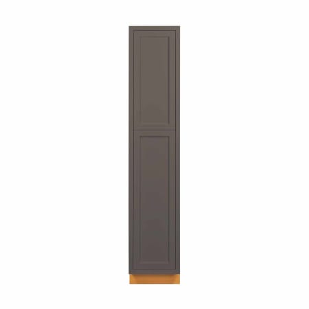 Maplevilles Cabinetry Inset 18" Wide x 93" Tall Double Door Tall or Pantry Cabinet Dark Grey