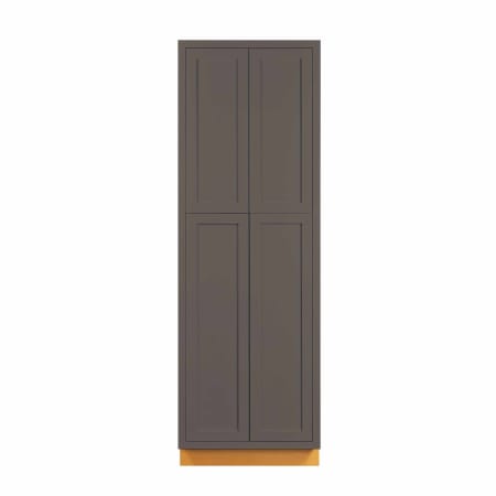 Maplevilles Cabinetry Inset 24" Wide x 93" Tall 4 Door Tall or Pantry Cabinet Dark Grey