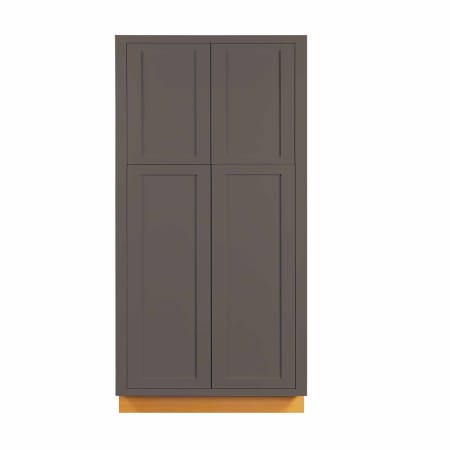 Maplevilles Cabinetry Inset 36" Wide x 84" Tall 4 Door Tall or Pantry Cabinet Dark Grey